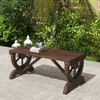 Outsunny tuinstoel, bank, tuinmeubel, rustieke bank, Productafbeelding-voorbeeld 6