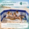 Lantigo Paravent de Plage Ancres Bleues 6 m Brise-vent pour Voir les images du produit 4