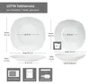 12pcs Service de table Lotta blanc Porcelaine 6 personnes Voir les images du produit 6