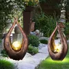 LED Solarleuchte Bronzefarben mit Glaskugel Höhe 50 cm Produktbild-Vorschau 8