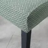 balení 4 moderních elastických potahů na židle, žakárový Náhled obrázku produktu 10