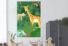 MuchoWow® Poster Dschungel - Giraffe - Tukan - Faultier Produktbild-Vorschau 2