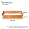 Garronda 3 Stück Holzaufsatzrahmen für Palette Produktbild-Vorschau 2