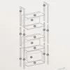 An exploded view diagram showing the assembly components of a shelving unit. Produktbild-Vorschau
