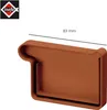 INEFA Dachrinnen Endstück Kastenrinne PVC NW83 / 83mm, Produktbild-Vorschau 2