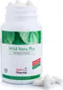 A white bottle of ZeinPharma Wild Yams Plus capsules with some capsules scattered around it on a white background. Produktbild-Vorschau