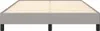 vidaXL Bettgestell ohne Matratze Hellgrau 140x200 cm Stoff Produktbild-Vorschau 4