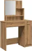 Schminktisch mit Spiegel Artisan-Eiche 74,5x40x141 cm Produktbild-Vorschau 1