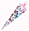 Schultüte 85 cm 6-eckig "Schmetterling 2016" für Mädchen Produktbild-Vorschau 2