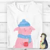 Mr. & Mrs. Panda Tshirt Schwein Glühwein - Weiß - Geschenk, Produktbild-Vorschau 3