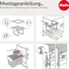 Hailo Tandem 5. Abfallsammler, hellgrau.  - Mülleimer Produktbild-Vorschau 7