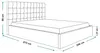 AlpiMeble Bett 200x200 - Polsterbett mit Bettkasten und Produktbild-Vorschau 4