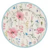 Clayre & Eef Frühstücksteller Ø 19 cm Weiß Rosa Porzellan Produktbild-Vorschau 1
