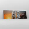 Bild auf Leinwand - Leinwandbild - Tiger weiß Rock Produktbild-Vorschau 4