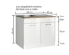 Held Möbel Spülenschrank Mailand BxTxH 100 x 60 x 85 cm Produktbild-Vorschau 4