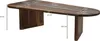 A wooden coffee table with dimensions indicated by measurement lines and text. Voir les images du produit