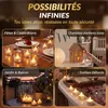 MONZANA® 10x Bougie LED chauffe plat sans flamme Voir les images du produit 5