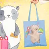 Mr. & Mrs. Panda Jutebeutel Tierpflegerin Herz - Sky Blue - Produktbild-Vorschau 2