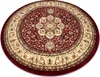 Tapis ROYAL ADR cercle modèle 521 bordeaux rouge cercle 150 Voir les images du produit 1