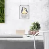Mr. & Mrs. Panda Bild Pinguine Einschlafen DIN A5 - Grau Produktbild-Vorschau 2