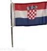Bootsfahne, Flagge Kroatien 30 x 45 cm Polyester Produktbild-Vorschau 1