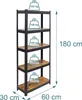 Scaffale per carichi pesanti Relaxdays, 500 kg, L x P x A: Anteprima dell’immagine prodotto 4
