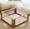 Faltbare Baby-Spielmatte 127×127 cm, weich & rutschfest, Produktbild-Vorschau 8