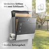 NewHabitat Briefkasten Anthrazit mit Zeitungsfach Oslo Produktbild-Vorschau 6