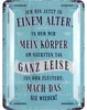 LANOLU Retro Blechschild, lustige Sprüche Schild Produktbild-Vorschau 1