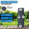 4rain SLIM STONE DÉCOR Réservoir Mural  330 L, gris Voir les images du produit 3