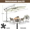 Parasol Izrielar 3,5 m crème – Parasol extra large pour Voir les images du produit 2