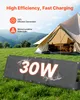 VEVOR Faltbares Solarpanel 30 W, 16BB N-Typ Produktbild-Vorschau 2