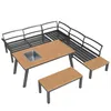 A 3D rendering of an outdoor furniture set. Podgląd zdjęcia produktu