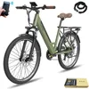 City E-Bike Pannensichere Reifen 26 Zoll Rostfreie Produktbild-Vorschau 1