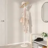 vidaXL Wieszak na płaszcze biały 176 cm Żelazo malowane Podgląd zdjęcia produktu 3