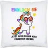 Endlich 65 Kissen inkl. Füllung Geburtstag Einhorn Lustig Produktbild-Vorschau 1