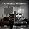DESKSPACE® Kabelwanne Schreibtisch Kabelmanagement - Produktbild-Vorschau 2