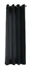 1er Set Vorhänge Schal Ösen »Berlin« HxB 145x140 cm Schwarz Produktbild-Vorschau 2