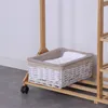 Porte-manteau Relaxdays, en bambou, 4 étagères, tringle à Voir les images du produit 8
