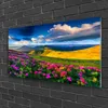 Acrylglasbilder 100x50 Wandbild Druck Wiese Blumen Natur Produktbild-Vorschau 2