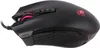 A black gaming mouse with red accents and a logo. Produktbild-Vorschau