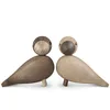 Kay Bojesen Lovebirds H9 cm dub/uzený dub 1 pár Náhled obrázku produktu 10