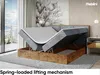 MEBLINI Boxspringbett mit Bettkasten - Gepolstert Produktbild-Vorschau 4