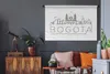 MuchoWow® Wandteppich Wandbehang Skyline "Bogota" auf Produktbild-Vorschau 5
