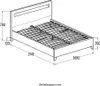 Home Deluxe - Lit LED ASTRO - Gris foncé, 180 x 200 cm - Voir les images du produit 5