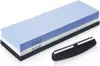 A sharpening stone with two grit sides and a black holder. Produktbild-Vorschau