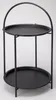 Home & Styling Beistelltisch - schwarz - Metall - H66 cm - Produktbild-Vorschau 3