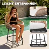 Avestar drehbare Garten-Barhocker 2er Set, hohe Produktbild-Vorschau 4