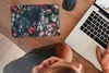MuchoWow® Mauspad Mousepad Pferd - Blumen - Schwarz 27x18 Produktbild-Vorschau 2