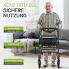 Juskys Indoor Rollator Aktiv - Tasche & Tablett - schmal & Produktbild-Vorschau 6